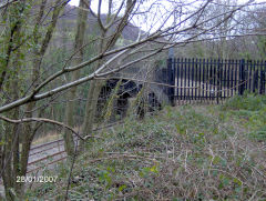 
Halls Road Tramroad viaduct, Cwmcarn, January 2007